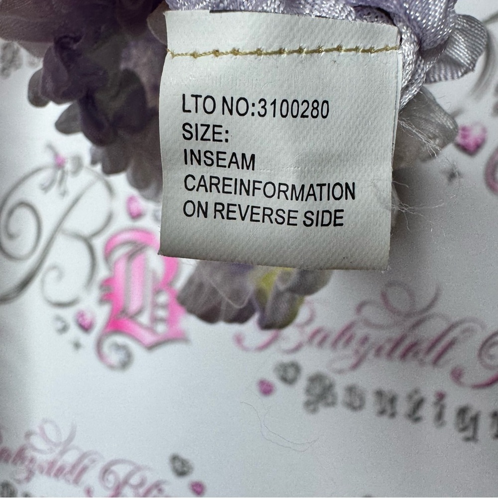 Bubble top 2000s y2k floral stretchy one size fits all iconic lavender lilac - Picture 10 of 10